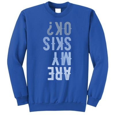 Are My Skis Ok Activity Sport Skiing Travel Meaningful Gift Sweatshirt