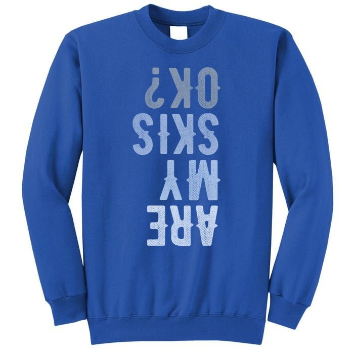 Are My Skis Ok Activity Sport Skiing Travel Meaningful Gift Tall Sweatshirt