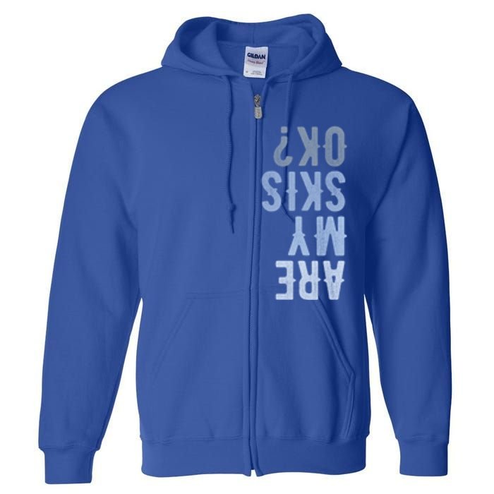 Are My Skis Ok Activity Sport Skiing Travel Meaningful Gift Full Zip Hoodie