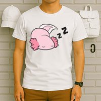 Axolotl Mexican Salamander Pajamas Lazy Axolotl T-Shirt