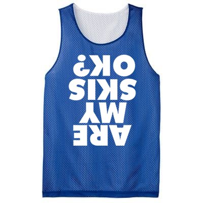 Are My Skis Ok? Gift Mesh Reversible Basketball Jersey Tank