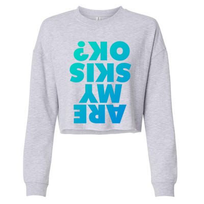 Are My Skis Ok? Gift Cropped Pullover Crew