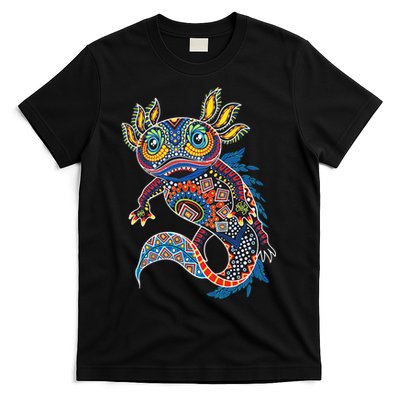 Ambystoma Mexicanum Salamander Mexican Design Cute Axolotl T-Shirt