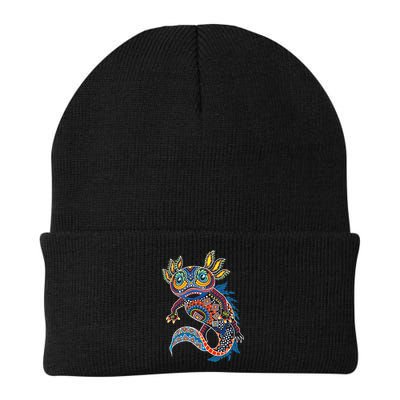 Ambystoma Mexicanum Salamander Mexican Design Cute Axolotl Beanie