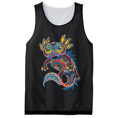 Ambystoma Mexicanum Salamander Mexican Design Cute Axolotl Mesh Reversible Basketball Jersey Tank