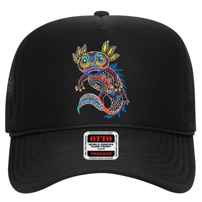 Ambystoma Mexicanum Salamander Mexican Design Cute Axolotl Hat