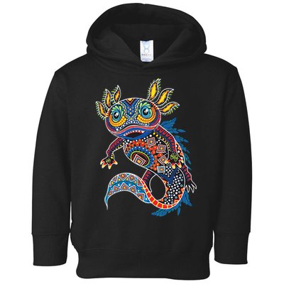 Ambystoma Mexicanum Salamander Mexican Design Cute Axolotl Toddler Hoodie