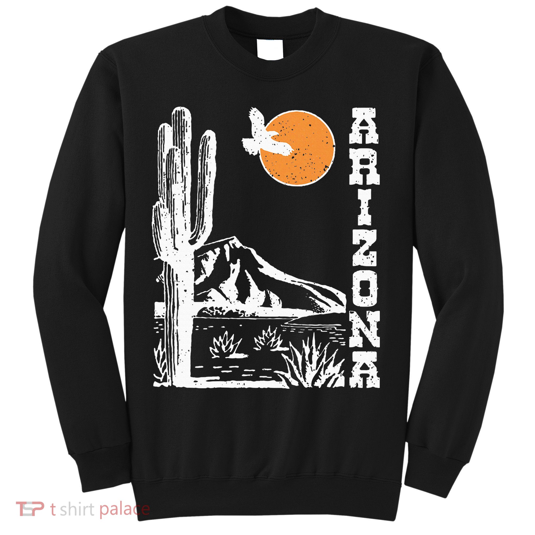 Arizona Mountain Sedona Desert Sun And Cactus Sweatshirt