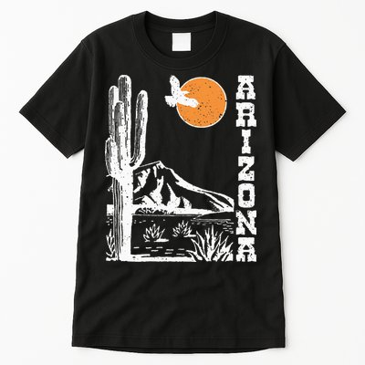 Arizona Mountain Sedona Desert Sun And Cactus Tall T-Shirt
