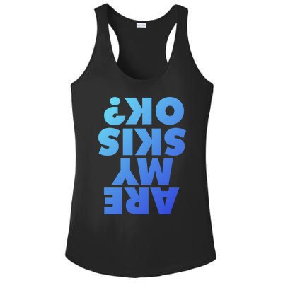 Are My Skis Ok? Gift Ladies PosiCharge Competitor Racerback Tank