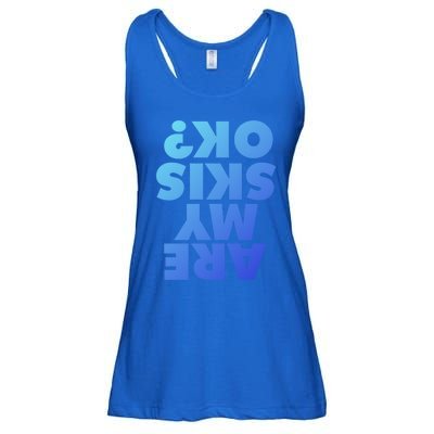 Are My Skis Ok? Gift Ladies Essential Flowy Tank