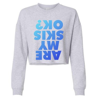 Are My Skis Ok? Gift Cropped Pullover Crew