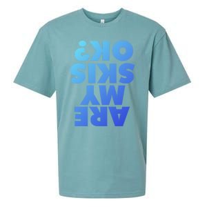 Are My Skis Ok? Gift Sueded Cloud Jersey T-Shirt