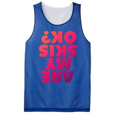 Are My Skis Ok? Gift Mesh Reversible Basketball Jersey Tank