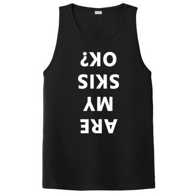 Are My Skis Okay Winter Funny Skiing Gift PosiCharge Competitor Tank