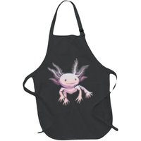 Axolotl Mexican Salamander Drawing Lizard Realistic Axolotl  Apron