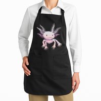 Axolotl Mexican Salamander Drawing Lizard Realistic Axolotl  Apron