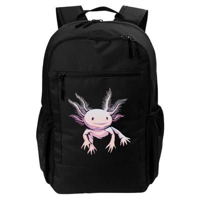 Axolotl Mexican Salamander Drawing Lizard Realistic Axolotl  Daily Commute Backpack