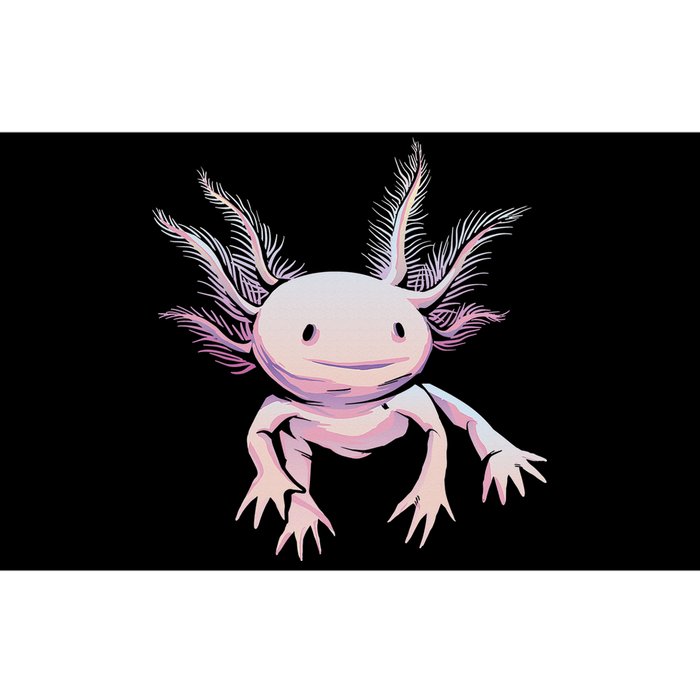 Axolotl Mexican Salamander Drawing Lizard Realistic Axolotl  Bumper Sticker