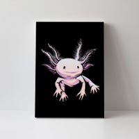 Axolotl Mexican Salamander Drawing Lizard Realistic Axolotl  Canvas