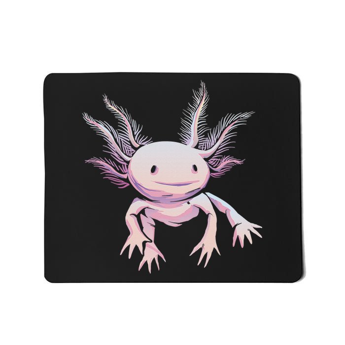 Axolotl Mexican Salamander Drawing Lizard Realistic Axolotl  Mousepad