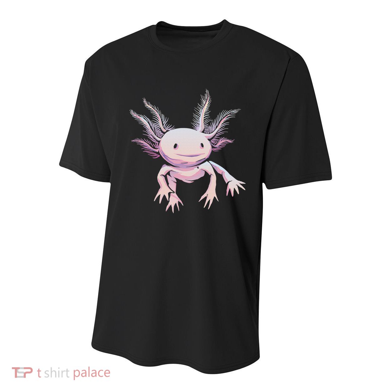 Axolotl Mexican Salamander Drawing Lizard Realistic Axolotl  Youth Performance Sprint T-Shirt