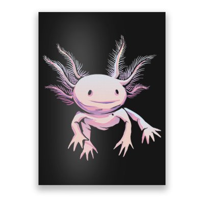 Axolotl Mexican Salamander Drawing Lizard Realistic Axolotl  Poster