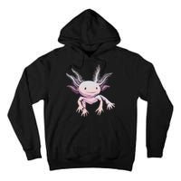 Axolotl Mexican Salamander Drawing Lizard Realistic Axolotl  Tall Hoodie