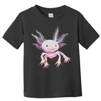 Axolotl Mexican Salamander Drawing Lizard Realistic Axolotl  Toddler T-Shirt