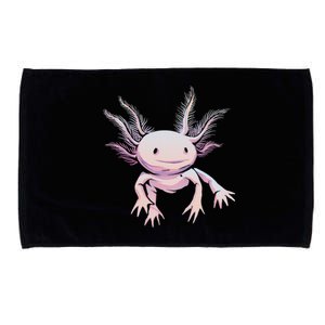 Axolotl Mexican Salamander Drawing Lizard Realistic Axolotl  Microfiber Hand Towel