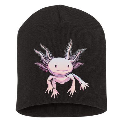 Axolotl Mexican Salamander Drawing Lizard Realistic Axolotl  Short Acrylic Beanie