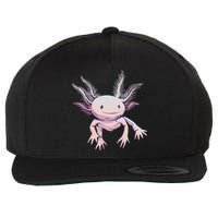 Axolotl Mexican Salamander Drawing Lizard Realistic Axolotl  Wool Snapback Cap