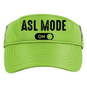 ASL Mode Sign Language Gift Deaf Gift ASL Teacher Gift Adult Drive Performance Visor