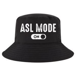 ASL Mode Sign Language Gift Deaf Gift ASL Teacher Gift Cool Comfort Performance Bucket Hat