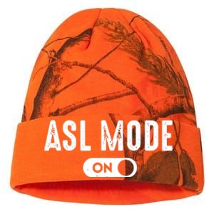 ASL Mode Sign Language Gift Deaf Gift ASL Teacher Gift Kati Licensed 12" Camo Beanie