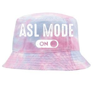 ASL Mode Sign Language Gift Deaf Gift ASL Teacher Gift Tie-Dyed Bucket Hat