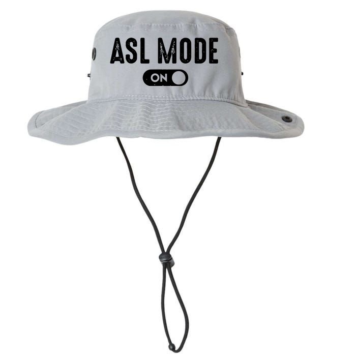 ASL Mode Sign Language Gift Deaf Gift ASL Teacher Gift Legacy Cool Fit Booney Bucket Hat