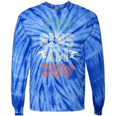 Are My Skis Ok Skiing Lover Ice Ski Winter Sport Gift Tie-Dye Long Sleeve Shirt