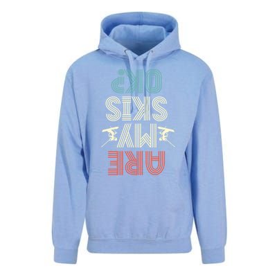 Are My Skis Ok Skiing Lover Ice Ski Winter Sport Gift Unisex Surf Hoodie