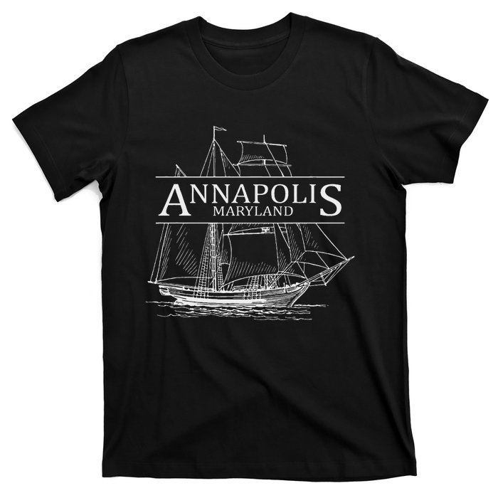 Annapolis Maryland Sailing Capital Of The World T-Shirt