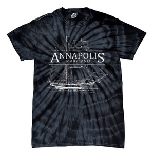 Annapolis Maryland Sailing Capital Of The World Tie-Dye T-Shirt