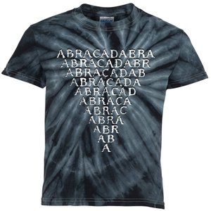 Abracadabra Magic Symbol Design Kids Tie-Dye T-Shirt