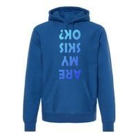 Are My Skis Ok ? Funny Ski Dad Funny Skiing Quote Funny Gift Premium Hoodie