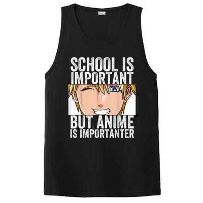 Anime Merch School Is Important But Anime Is Importanter PosiCharge Competitor Tank