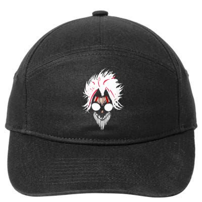 Anime Manga Shonen Character Dandadan Okarun Mask 7-Panel Snapback Hat