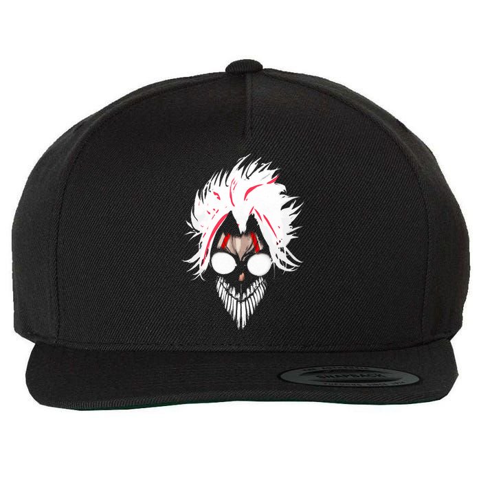 Anime Manga Shonen Character Dandadan Okarun Mask Wool Snapback Cap