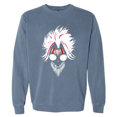 Anime Manga Shonen Character Dandadan Okarun Mask Garment-Dyed Sweatshirt