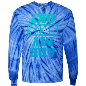 Are My Skis Ok? Funny Downhill Skiing Winter Funny Gift Tie-Dye Long Sleeve Shirt