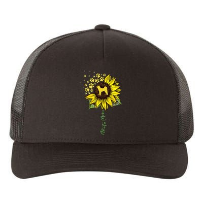 Akita Mom Sunflower Akita Inu Lover Gifts Dog Mom Yupoong Adult 5-Panel Trucker Hat