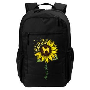 Akita Mom Sunflower Akita Inu Lover Gifts Dog Mom Daily Commute Backpack